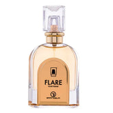 Duidelijke glazen parfumfles met goudaccenten van Flare Grandeur Elite 80ml